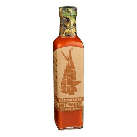 Hanks Sauce, Camouflage Hot Sauce, 8.5 Oz (Case Of 6) Hanks Sauce