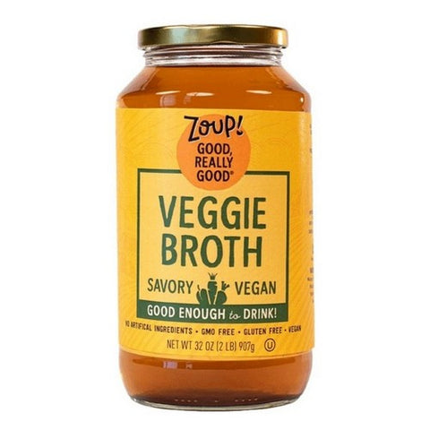 Zoup Good Really, Veggie Broth Savory Vegan, 32 Oz (Case Of 6) Zoup Good Really
