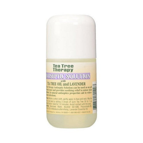 Tea Tree Therapy, Antiseptic Solution Tea Tree Oil and Lavender, 4 Oz
