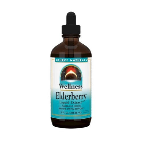 Source Naturals, Wellness Elderberry Liquid Extract, 8 oz Source Naturals