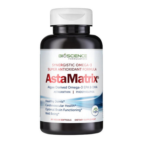 AstaMatrix Algae Omega 3 DHA EPA 60 Softgels by AstaMatrix