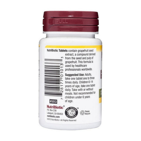 NutriBiotic, NutriBiotic Grapefruit Seed Extract, 100 Count NutriBiotic