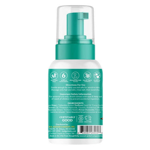 Badger Balm, Baby Foaming Shampoo And Wash, 10 Oz