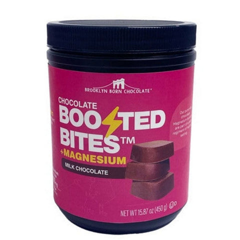 Brooklyn Born Chocolate, Boosted Bites Magnesium Milk Chocolate, 15.87 Oz Brooklyn Born Chocolate