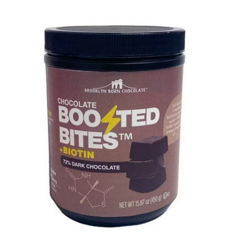 Brooklyn Born Chocolate, Boosted Bites Biotin Milk Chocolate, 15.87 Oz Brooklyn Born Chocolate