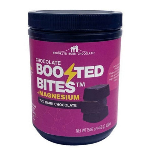 Brooklyn Born Chocolate, Boosted Bites Magnesium Dark Chocolate, 15.87 Oz Brooklyn Born Chocolate
