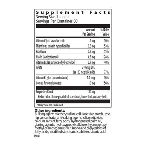 Salus, Salus Floradix Iron Plus Herbs, 80 Tablets Salus
