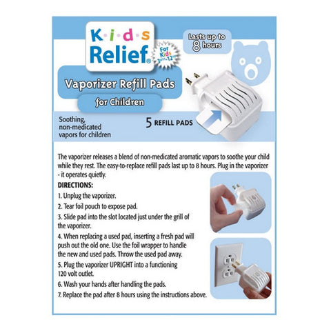 Homeolab, Kids Relief Waterless Vaporizer Refills, 5 Count Homeolab