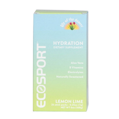 Lily Of The Desert, EcoSport Hydration Lemon Lime, 24 Count Lily Of The Desert