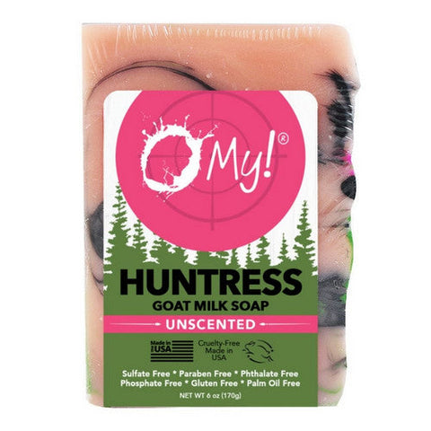 O MY!, Goat Milk Huntress Unscented Soap, 6 Oz O MY!