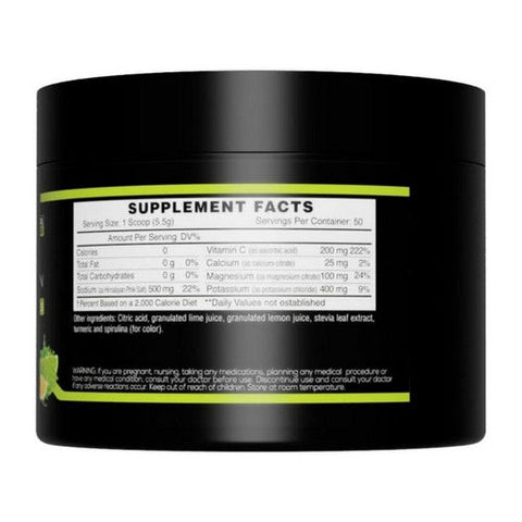 EC Sports, Hydrate Electrolyte Powder Lemon Lime, 277 Grams EC Sports