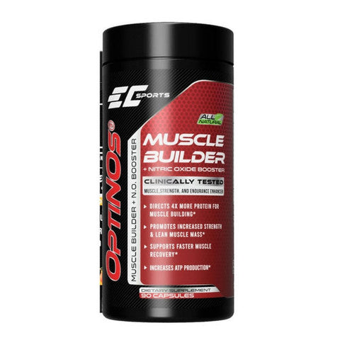 EC Sports, Opti NOS Muscle Builder, 90 Capsules EC Sports