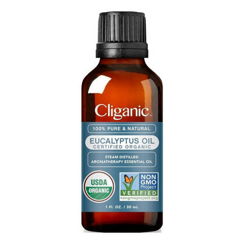 Cliganic, Organic Eucalyptus Essential Oil, 1 Oz Cliganic