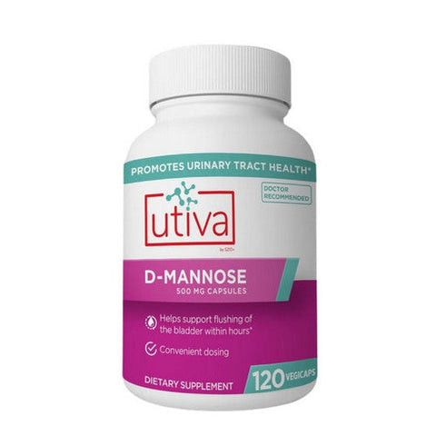 Utiva, D-Mannose, 120 Capsules Utiva