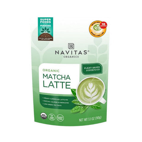 Navitas Organics, Organic Matcha Latte, 3.1 Oz Navitas Organics