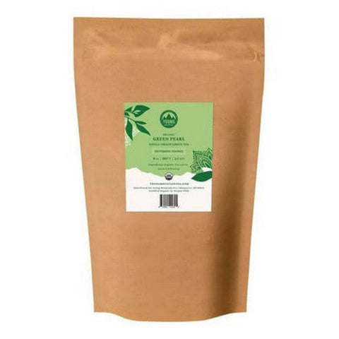 Young Mountain Tea, Organic Green Pearls Tea, 100 Bags Young Mountain Tea