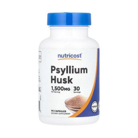 Nutricost, Psyllium Husk Capsules, 1500 Mg, 90 Count Nutricost