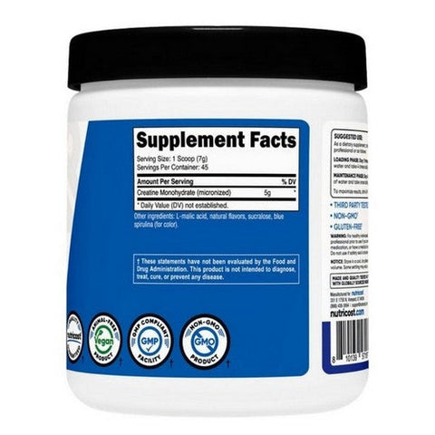 Nutricost, Performance Creatine Monohydrate Blue Raspberry, 300 Grams Nutricost