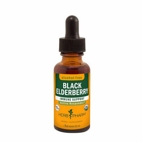 Herb Pharm, Black Elderberry Glycerite, 1 Oz