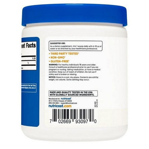 Nutricost, Acetyl L-Carnitine Powder, 250 Grams Nutricost