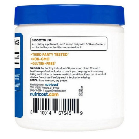 Nutricost, Acetyl L-Carnitine Powder, 100 Grams Nutricost