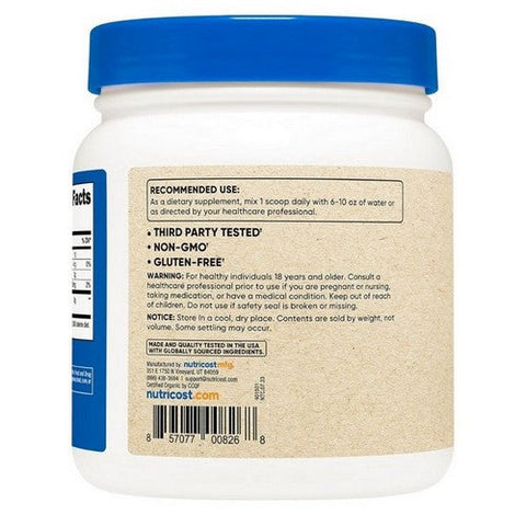 Nutricost, Organic Chlorella Powder, 1 Lb Nutricost