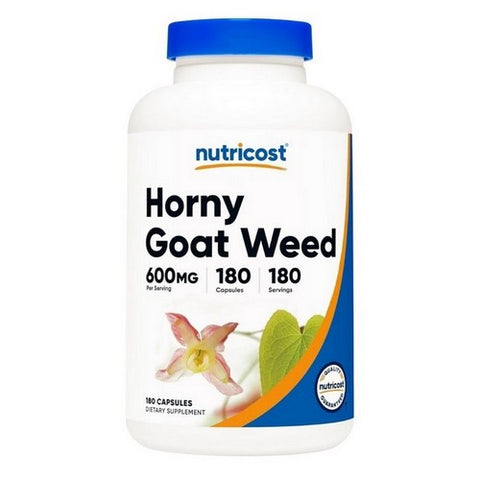 Nutricost, Horny Goat Weed Capsules, 600 Mg, 180 Count Nutricost