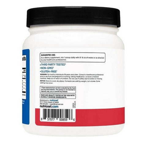 Nutricost, BCAA Powder Strawberry Kiwi, 60 Servings Nutricost