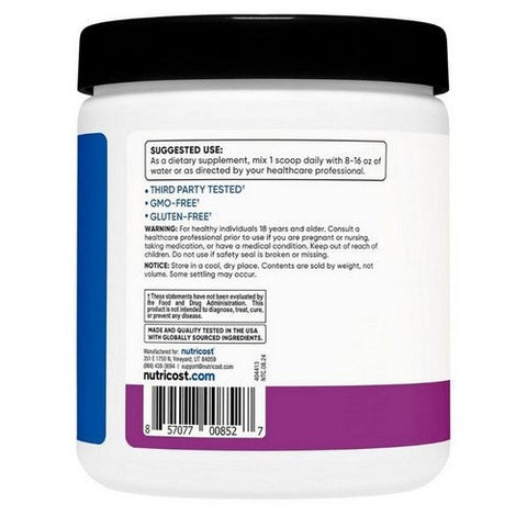 Nutricost, BCAA Powder Grape, 30 Serving Nutricost
