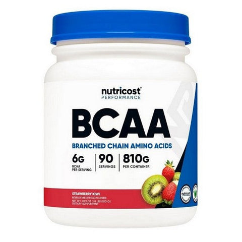 Nutricost, BCAA Powder Strawberry Kiwi, 90 Servings Nutricost