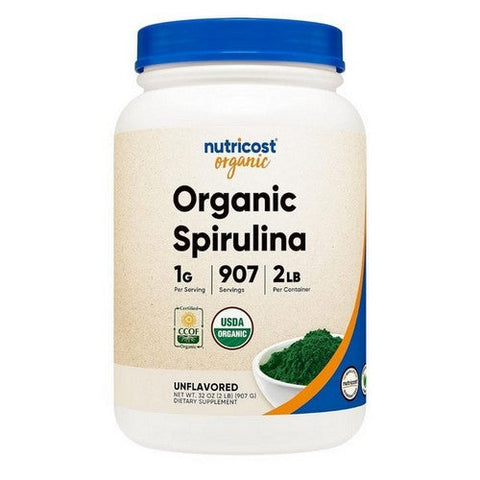 Nutricost, Organic Spirulina Powder, 2 Lbs Nutricost