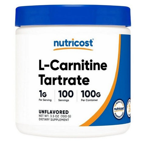 Nutricost, L-Carnitine Tartrate Unflavoured, 100 Grams Nutricost