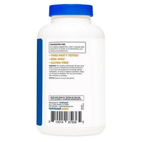 Nutricost, L-Theanine Capsules, 200 Mg, 240 Count Nutricost