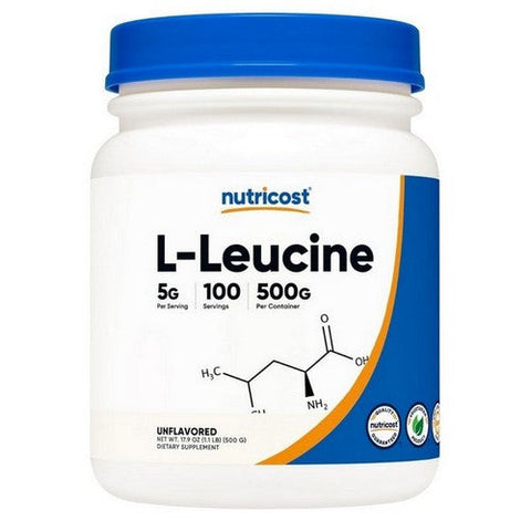 Nutricost, L-Leucine Unflavoured, 500 Grams Nutricost