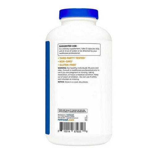 Nutricost, L-Lysine Capsules, 500 Mg, 500  Count Nutricost