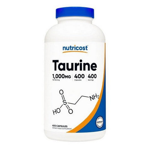 Nutricost, Taurine Capsules, 1000 Mg, 400 Count Nutricost