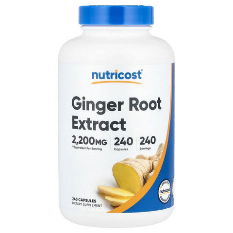 Nutricost, Ginger Root Extract Capsules, 550 Mg, 240 Count Nutricost