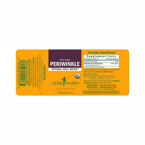 Herb Pharm, Periwinkle, 1 Oz Herb Pharm