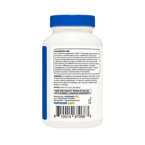 Nutricost, Guarana Capsules, 1000 Mg, 150 Count Nutricost