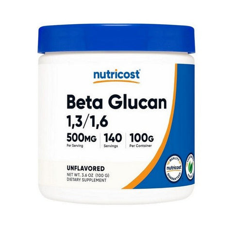 Nutricost, Beta Glucan 1,3/1,6 Unflavoured, 100 Grams Nutricost