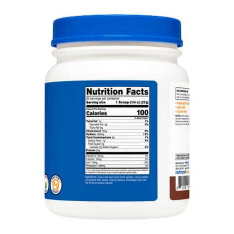 Nutricost, Beef Bone Broth Protein Chocolate, 20 Servings