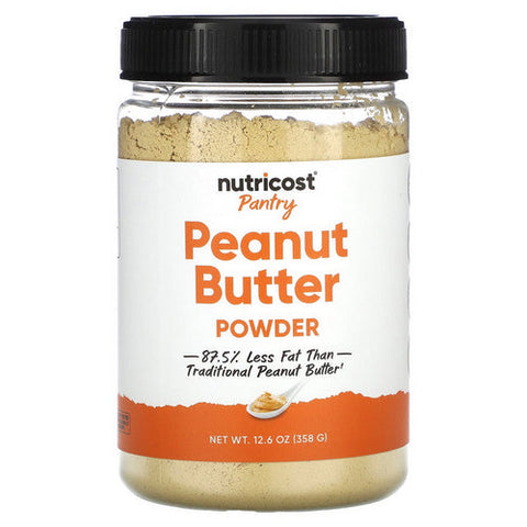 Nutricost, Peanut Butter Powder No Sugar Added, 11.5 Oz Nutricost