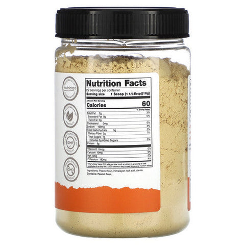 Nutricost, Peanut Butter Powder No Sugar Added, 11.5 Oz