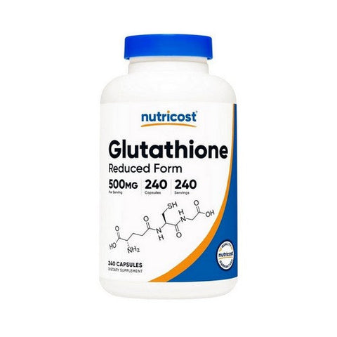 Nutricost, Glutathione Capsules, 500 Mg, 240 Count Nutricost