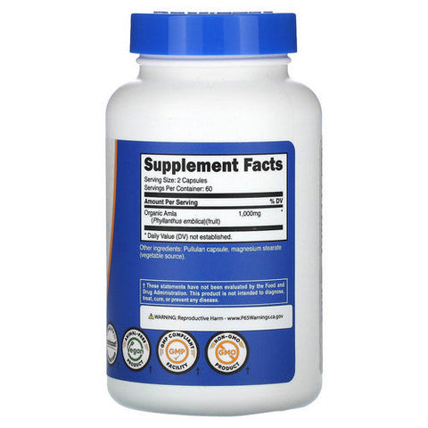 Nutricost, Amla Capsules MWO, 1000 Mg, 120 Count Nutricost