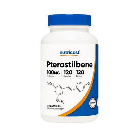 Nutricost, Pterostilbene Capsules, 100 Mg, 120 Count Nutricost