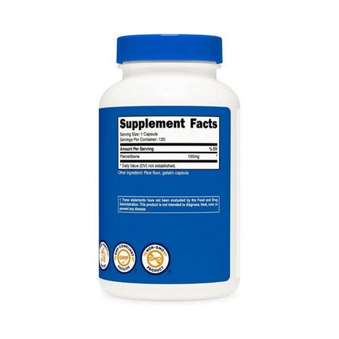 Nutricost, Pterostilbene Capsules, 100 Mg, 120 Count Nutricost