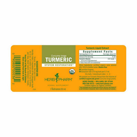 Herb Pharm, Turmeric, 1 Oz Herb Pharm