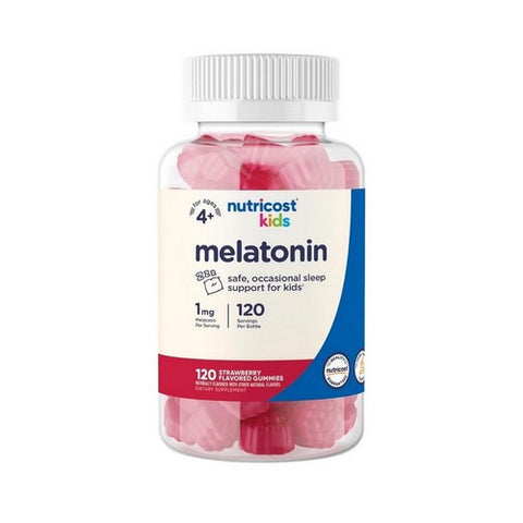Nutricost, Kids Melatonin Gummies, 1 Mg, 120 Count Nutricost