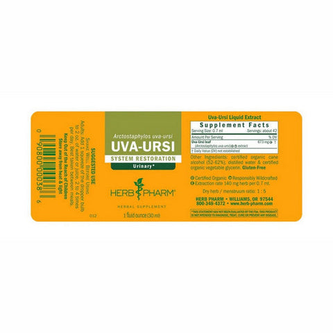 Herb Pharm, Uva Ursi, 1 Oz Herb Pharm